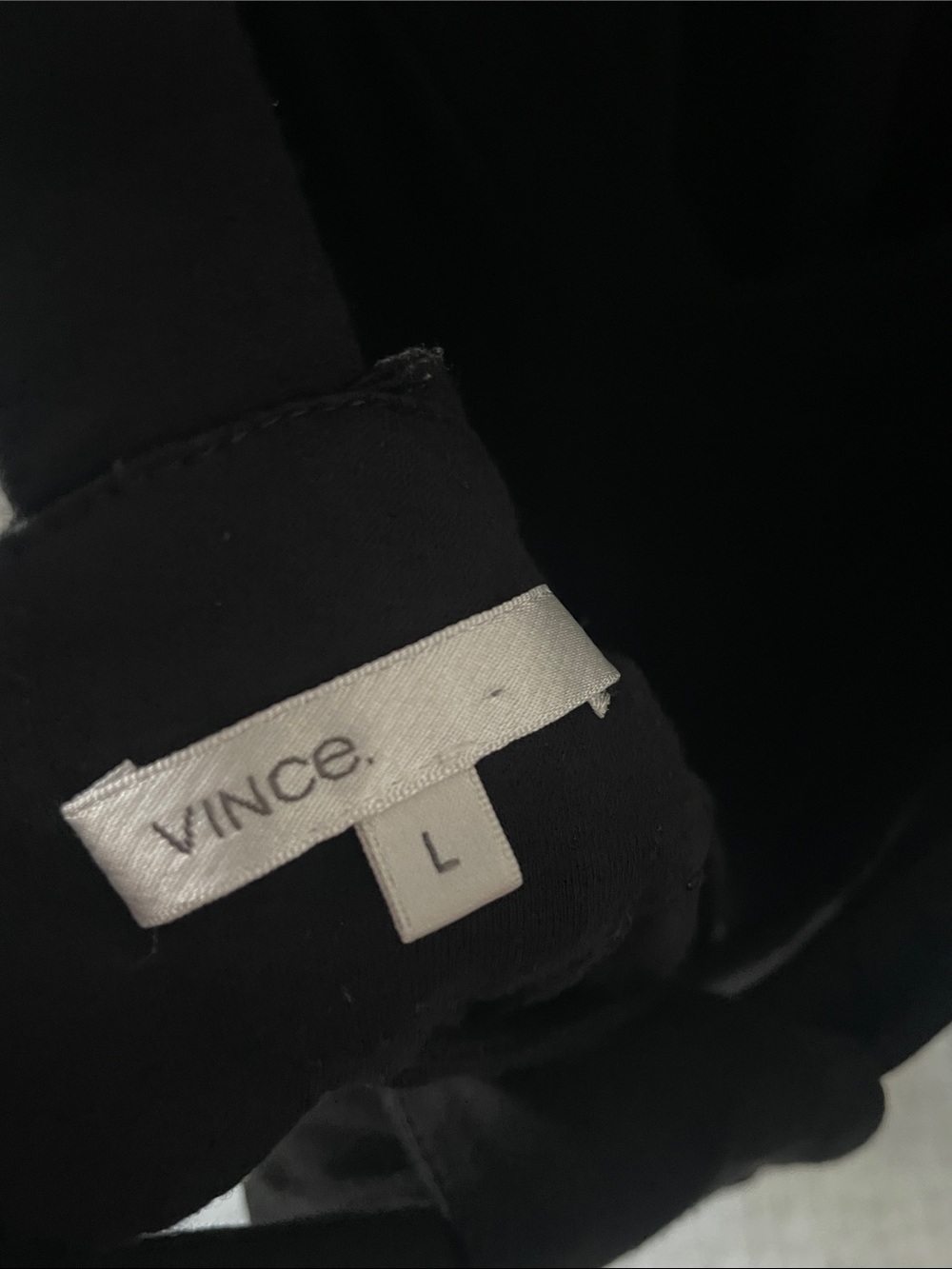 Vince Black V-Neck Sleeveless Dress - Picture 4 of 4